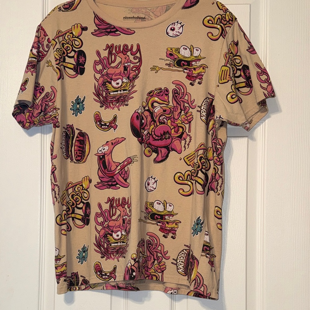 Nickelodeon Beige Graphic Tee